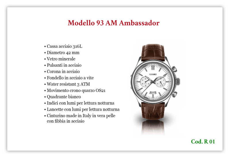 Mod 93 AM Ambassador orologi personali